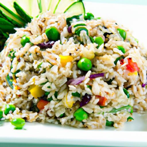 Chilled Rice Salad with Veggies: A Refreshing Taste Boost