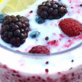 Berry Bliss: Probiotic Smoothie with Kefir Power Boost