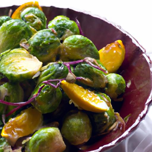 Zesty Roasted Brussels Sprouts with Citrus Glaze Delight