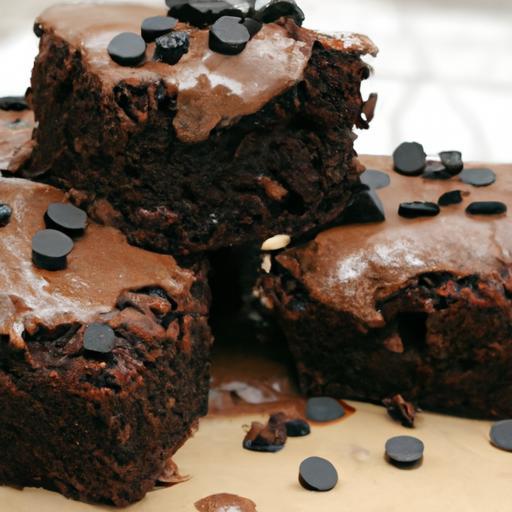 Decadent Black Bean Brownies with Rich Dark Chocolate Chips