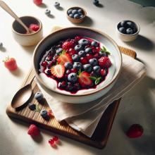 Berry Compote Bliss: A Sweet Boost for Your Yogurt Bowl