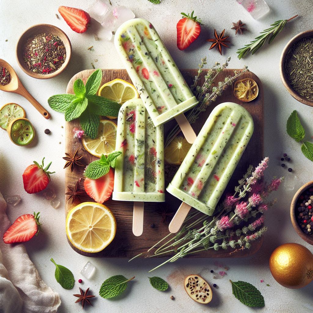 Chill Naturally: Crafting Simple Herbal Popsicles at Home