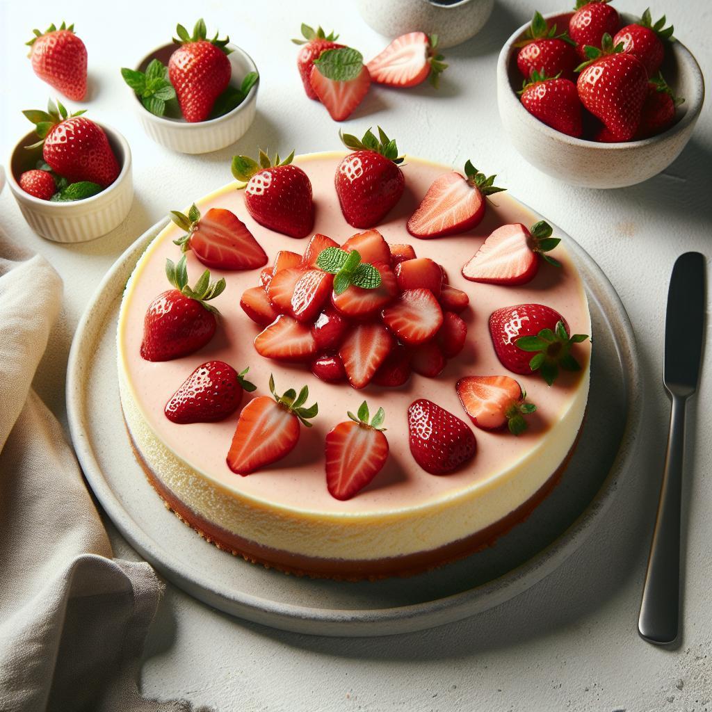 No-Bake Strawberry Cheesecake: Creamy Bliss in Minutes