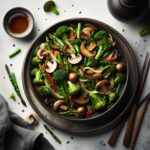 Sizzling Sautéed Mushroom & Broccoli Stir-Fry Delight