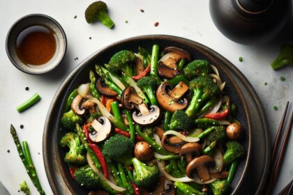 Sizzling Sautéed Mushroom & Broccoli Stir-Fry Delight