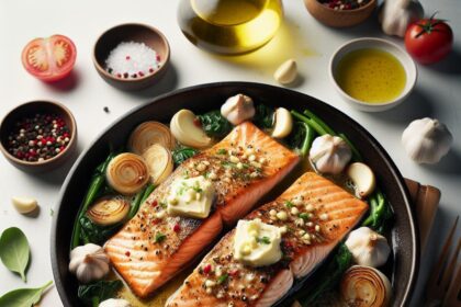 Savor Simplicity: One-Pan Garlic Butter Salmon Magic