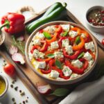 Bold & Creamy: Roasted Red Pepper and Feta Dip Delight