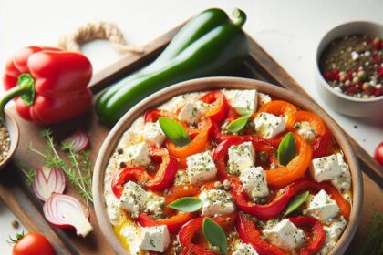 Bold & Creamy: Roasted Red Pepper and Feta Dip Delight