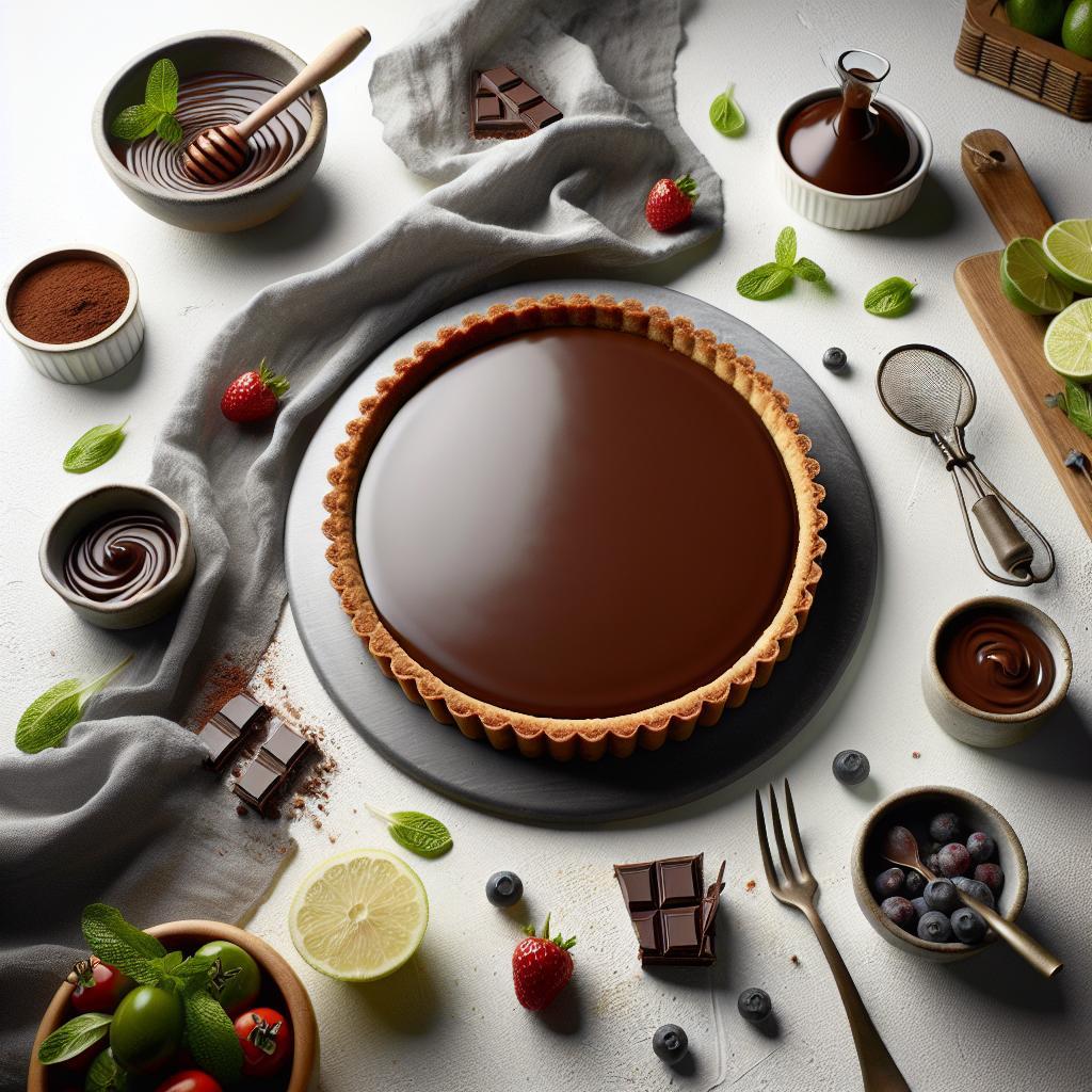 Silky, Rich Chocolate Ganache Tart: A Decadent Delight