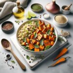 Nutritious Delight: Roasted Sweet Potato and Quinoa Fusion