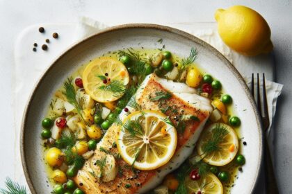 Zesty Baked Cod with Lemon and Dill: A Fresh Flavor Burst