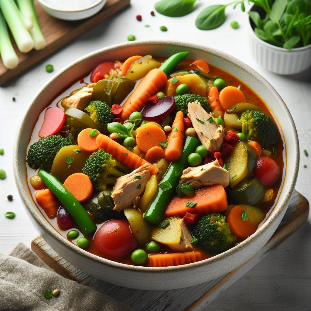 Hearty Chicken and Vegetable Stew: A Nutritious Comfort Bowl