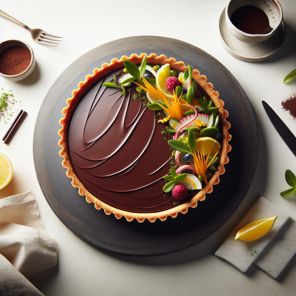 Silky, Rich Chocolate Ganache Tart: A Decadent Delight