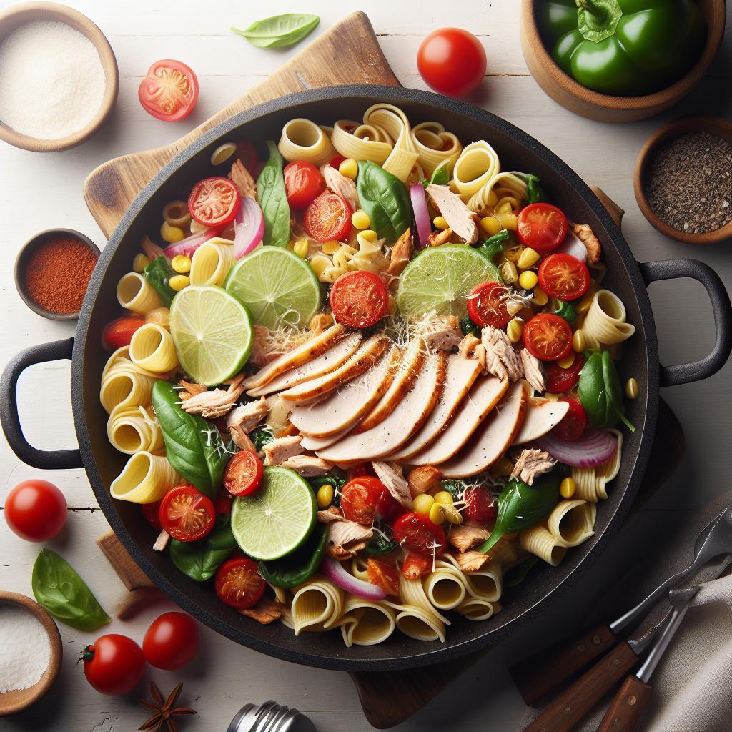 One-Pan Turkey Taco Pasta Skillet: Easy Flavorful Feast