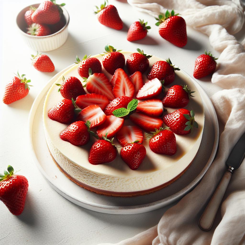 No-Bake Strawberry Cheesecake: Creamy Delight in Minutes