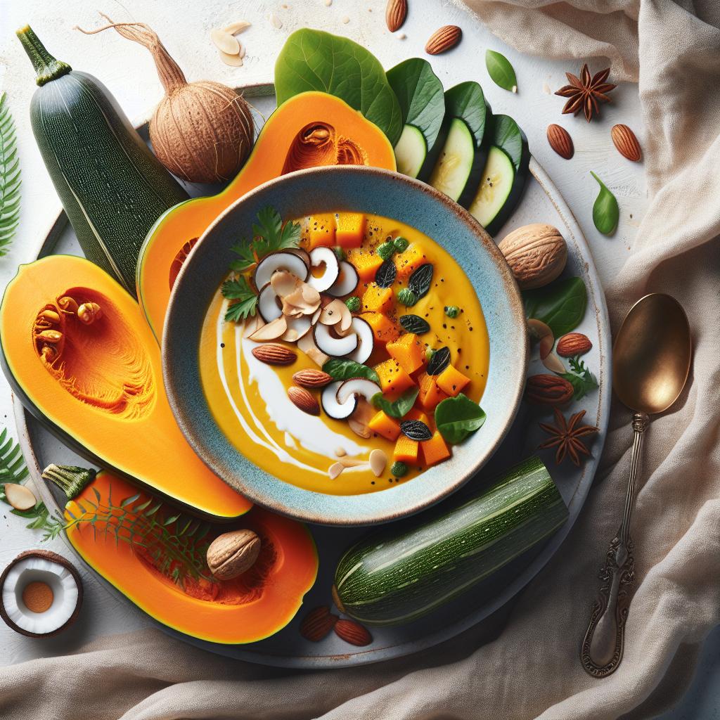 Velvety Butternut Squash Coconut Soup: Creamy Comfort Bliss