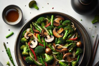Sizzling Sautéed Mushroom & Broccoli Stir-Fry Delight