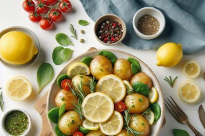 Zesty Greek Lemon Potatoes: A Tangy Taste of the Mediterranean