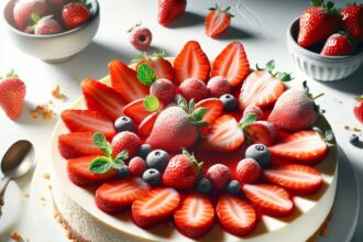 No-Bake Strawberry Cheesecake: Creamy Delight in Minutes