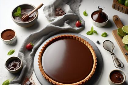 Silky, Rich Chocolate Ganache Tart: A Decadent Delight