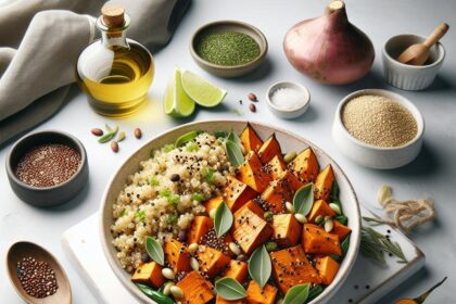 Nutritious Delight: Roasted Sweet Potato and Quinoa Fusion