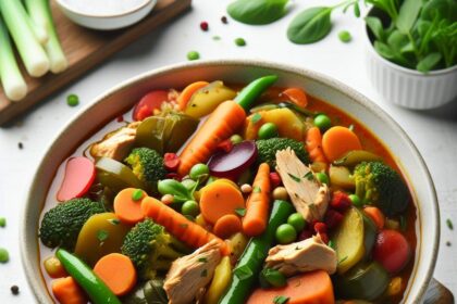 Hearty Chicken and Vegetable Stew: A Nutritious Comfort Bowl
