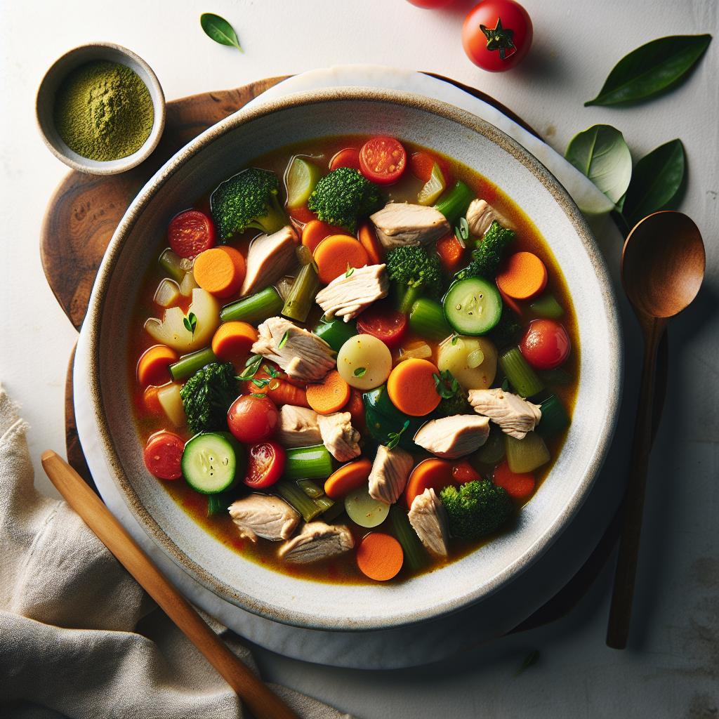 Hearty Chicken and Vegetable Stew: A Nutritious Comfort Bowl