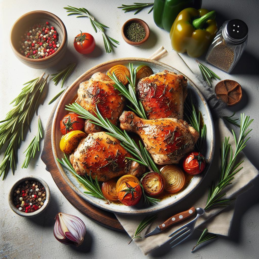 Rosemary-Infused Baked Chicken Thighs: Flavorful & Easy