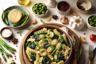 Indulge in Creamy Spinach Artichoke Pasta Delight