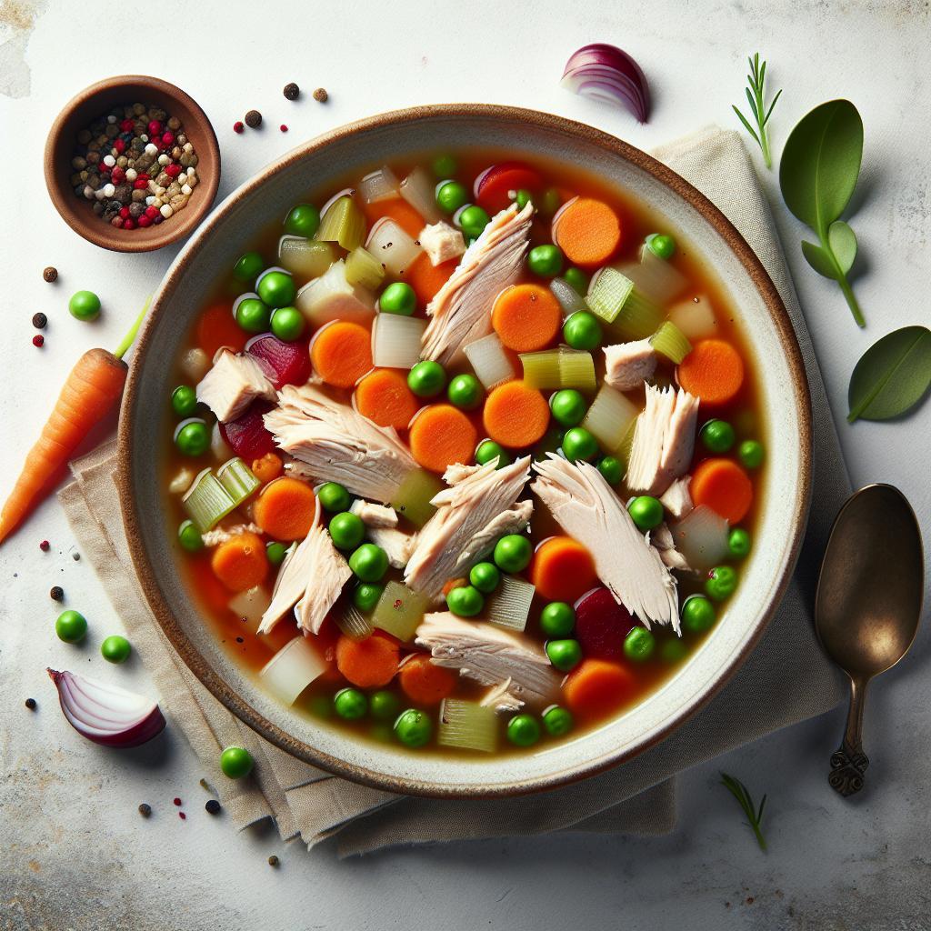 Hearty Turkey and Vegetable Soup: Comfort in Every Spoonful