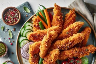 Crispy Oven Fried Chicken Tenders: Healthy, Crunchy Delight