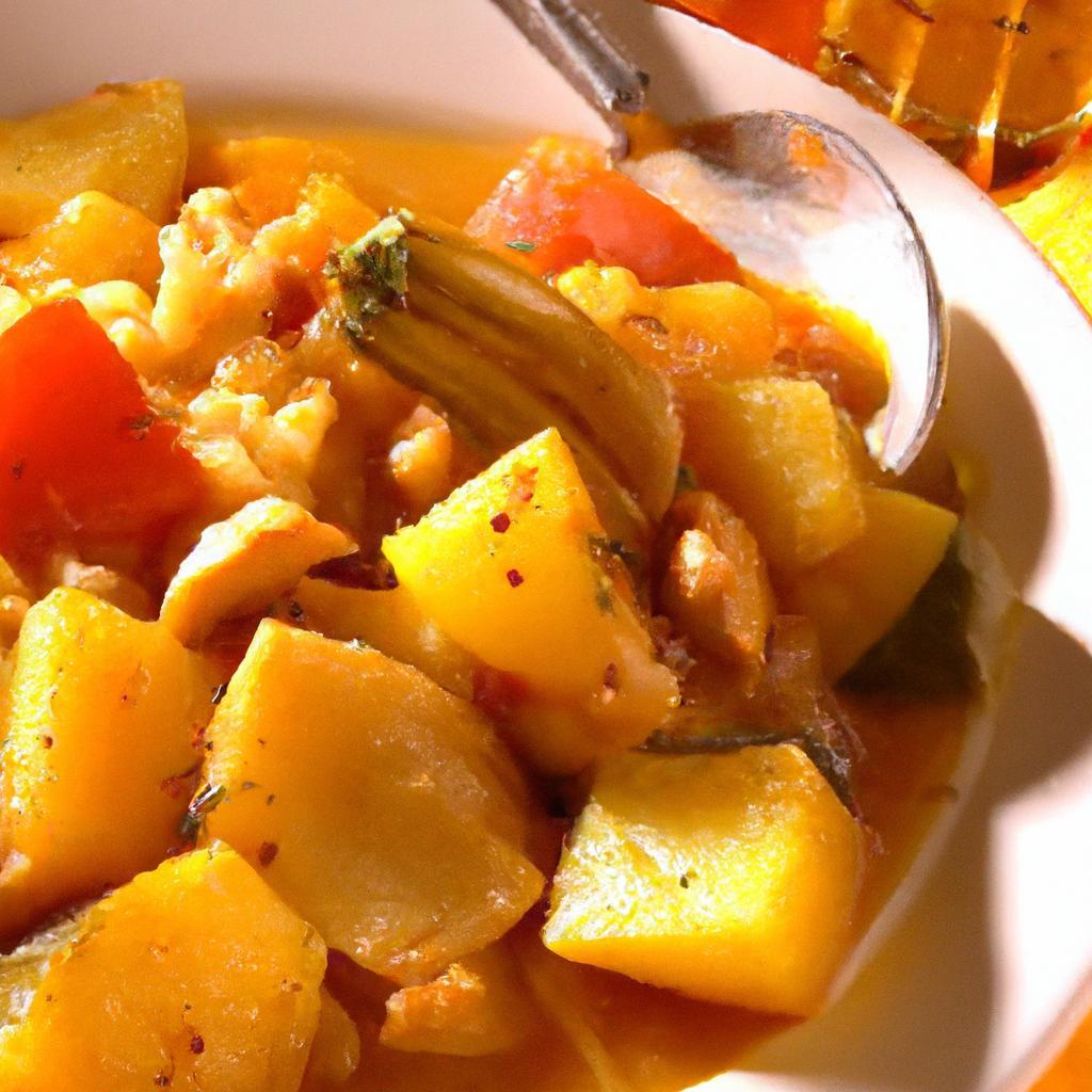 Savor the Harmony: Turkey and Squash Stew Delight