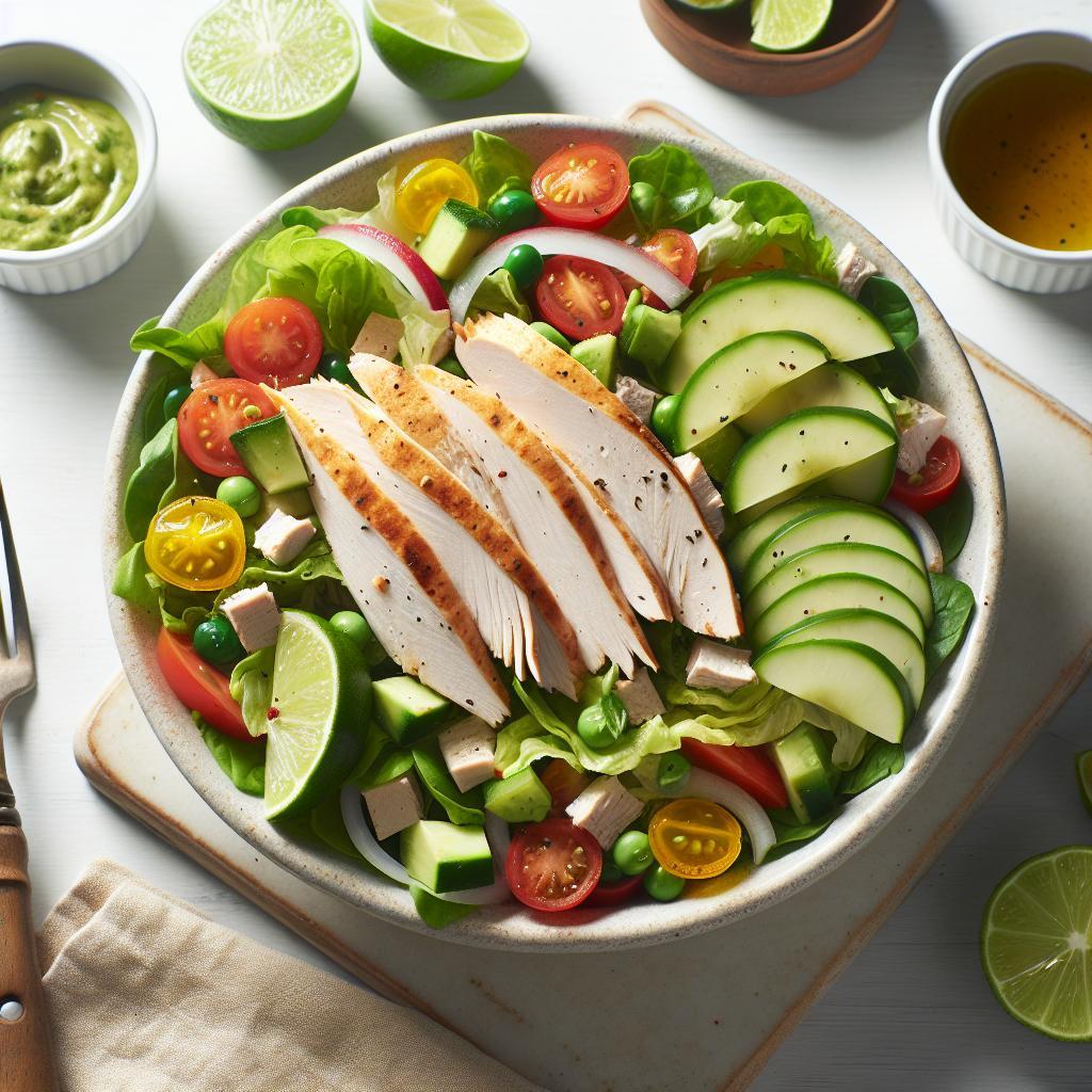 Fresh Turkey Taco Salad with Zesty Lime Dressing Boost