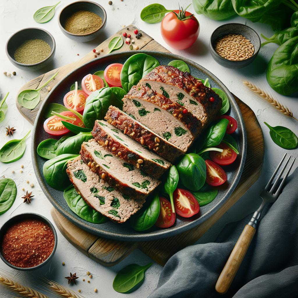 Wholesome Turkey and Spinach Meatloaf: A Savory Twist