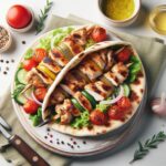 Savor the Flavor: Chicken Souvlaki Wrapped in Warm Pita