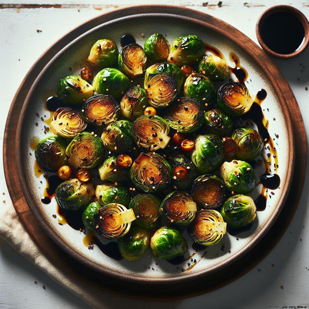 Brighten Your Plate: Roasted Brussels Sprouts with Balsamic