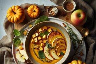 Velvety Roasted Squash & Apple Soup: A Cozy Fall Delight