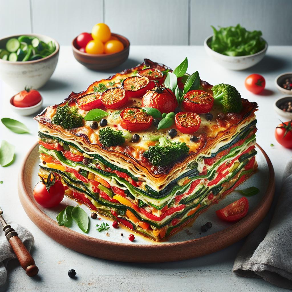 Layered Delight: Savory Roasted Vegetable Lasagna Recipe