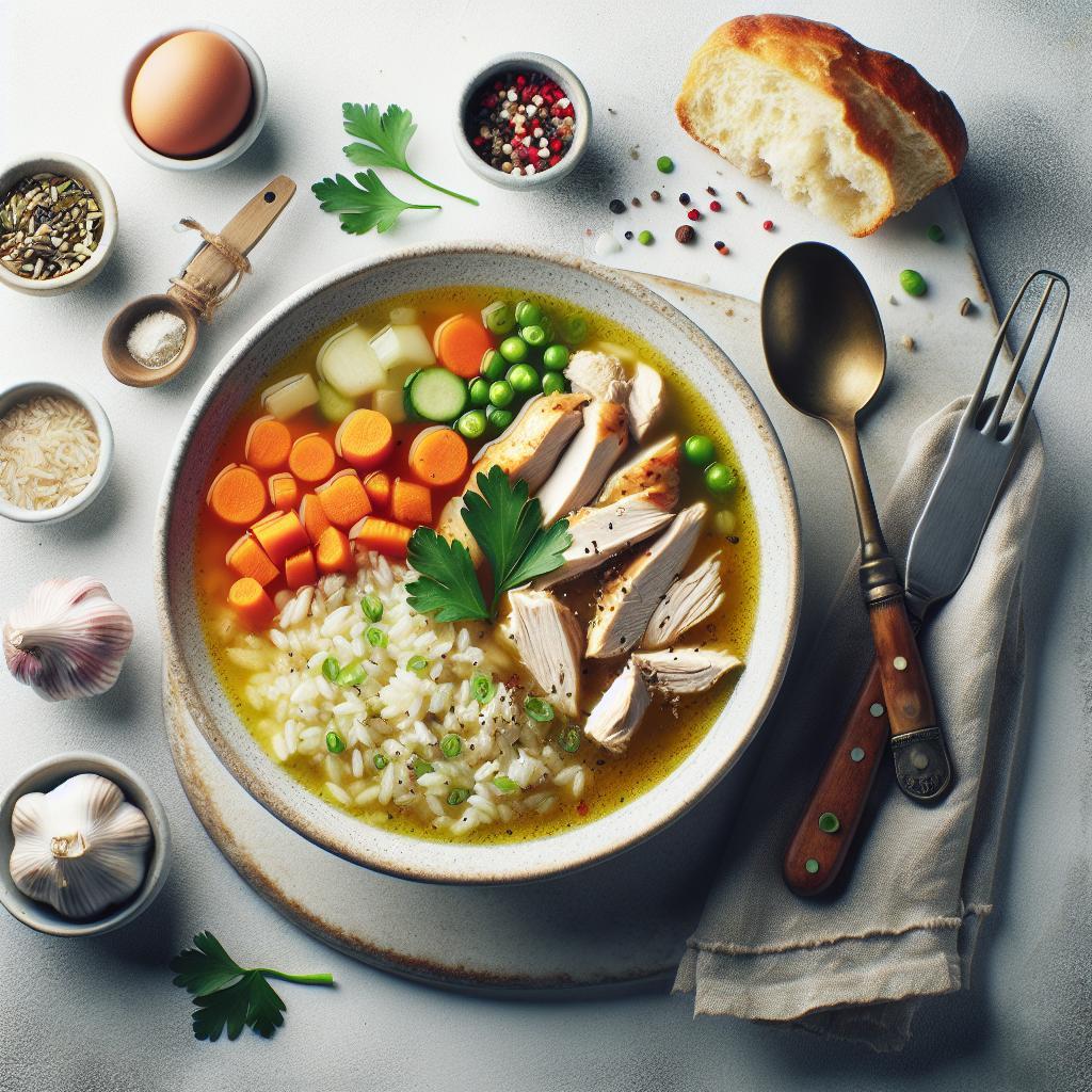 Hearty Chicken and Rice Soup: Comfort in Every Spoonful