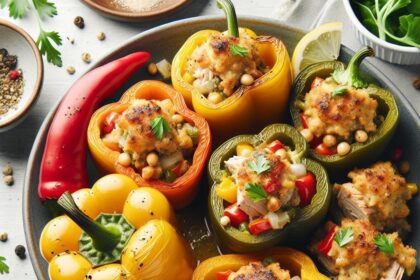 Savory Turkey Stuffed Bell Peppers: A Nutritious Delight