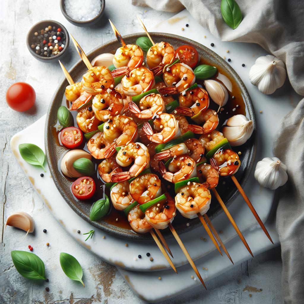 Sweet & Savory Honey Garlic Shrimp Skewers Recipe Guide