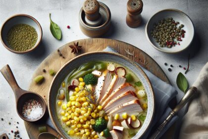 Savoring Comfort: The Delicious Duo of Turkey and Corn Soup