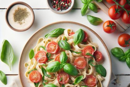 Savor the Flavor: Creamy Tomato Pasta with Fresh Basil Bliss