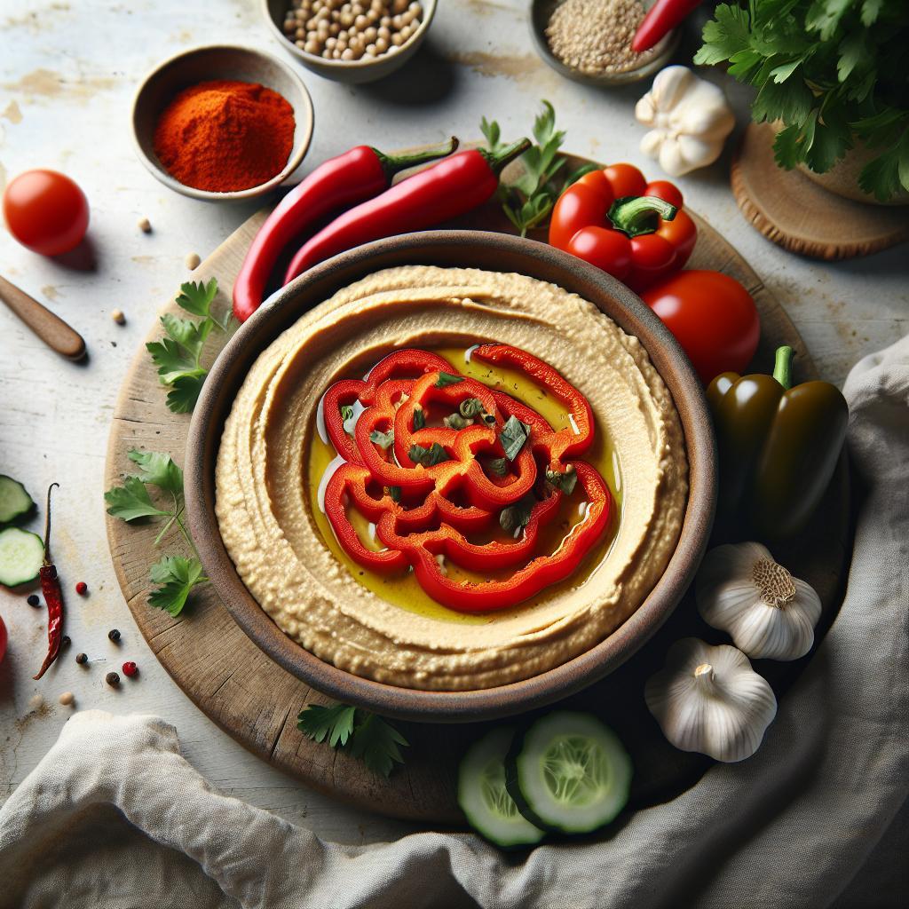 Roasted Red Pepper Hummus: A Flavorful Twist on Tradition