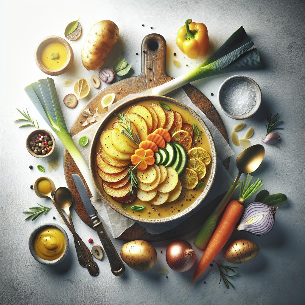 Golden Bliss: Crafting the Perfect Roasted Potato & Leek Soup