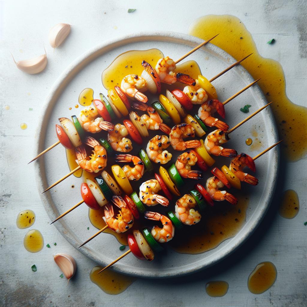 Sweet & Savory Honey Garlic Shrimp Skewers Recipe Guide