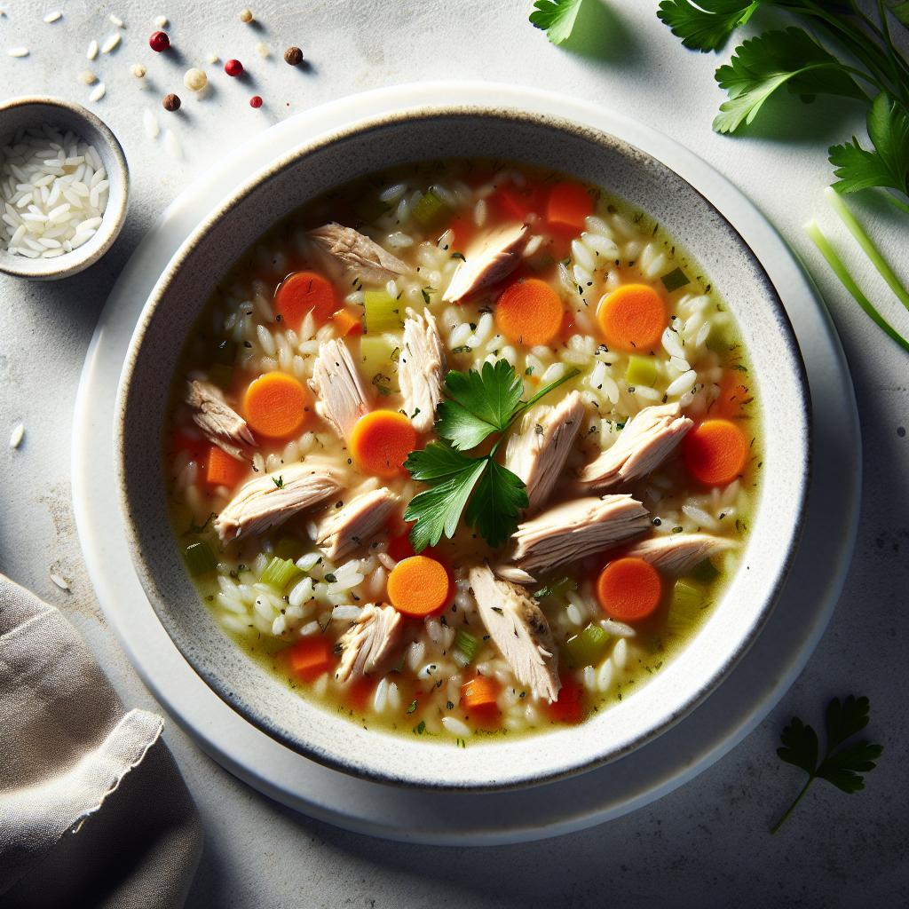 Hearty Chicken and Rice Soup: Comfort in Every Spoonful