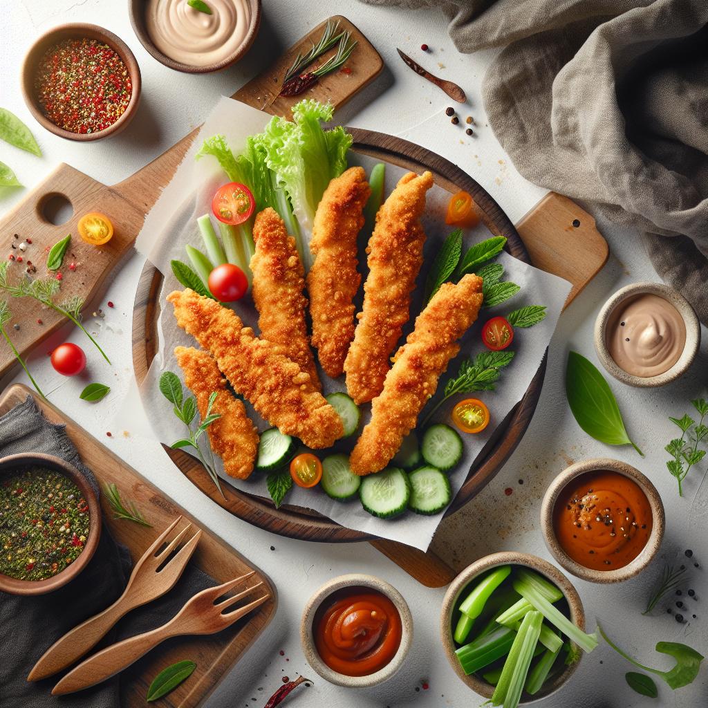 Crispy Oven Fried Chicken Tenders: Healthy, Crunchy Delight
