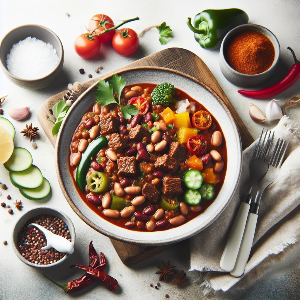 Hearty Beef and Bean Chili: A Flavorful Comfort Classic