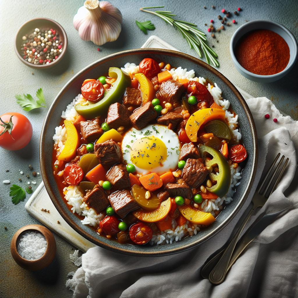 Hearty Beef and Rice Stew: A Comforting One-Pot Classic